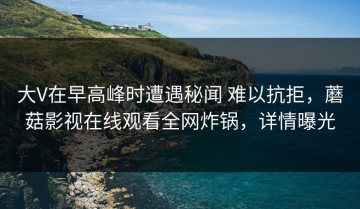 大V在早高峰时遭遇秘闻 难以抗拒，蘑菇影视在线观看全网炸锅，详情曝光